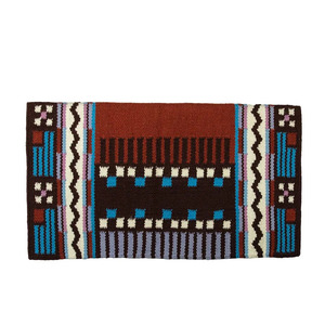 Couverture de selle en laine tissée pour chevaux de style western, vente en gros, équipement d'équitation, fabricant d'articles d'équitation western - Product Image 3