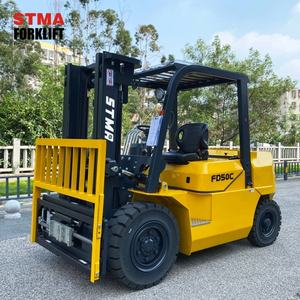 העליון סטמה מותג גדול 5 טון 6ton מלגזה סולר משאית הרמת גובה 3000 מ "מ עד 6500 מ" מ למכירה בניית מזלג בנייה - Product Image 2