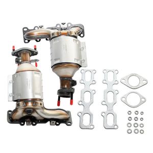 ตัวแปลงปฏิกิริยาด้านหน้าซ้ายและขวา 2 ชิ้น พร้อมพอร์ตเซ็นเซอร์ 2 ช่อง สำหรับรุ่นฟอร์ดเอ็กซ์พลอเรอร์ปี 2013-2019 # 1379 # 1378 - Product Image 6