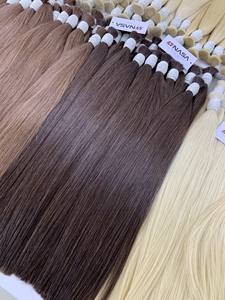 Wholesale 8 Inches Double Drawn 100g <b>Remy</b> <b>Human</b> <b>Hair</b> <b>Extensions</b> Strong and Silky in Dark Colors - Product Image 3