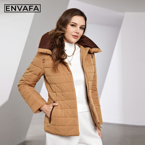 Women <b>Long</b> Winter Duck Down Puffer <b>Coat</b> Waterproof Hooded Belt Trendy Warm Thick Padded Parka Windproof Outdoor Jacket Wholesale - Product Image 3
