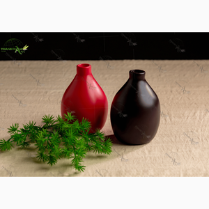 แจกันไม้ไผ่ที่ทำด้วยมือและเป็นมิตรต่อสิ่งแวดล้อมของตกแต่งพื้นที่ใช้สอยที่หรูหราและยั่งยืนทำด้วยมือโดยช่างฝีมือ - Product Image 3