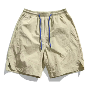 Pantalones Cortos Personalizados para Hombre con Logotipo, Transpirables, Elásticos, de Poliéster/Nylon, Tela de Lona, Color Sólido, para Gimnasio, Entrenamiento, Casual, Venta al Por Mayor, Fabricante - Product Image 5