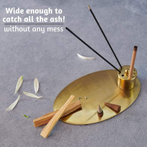 ที่วางธูปปาโลซานโต ดีไซน์โดดเด่น ทำจากโลหะ สำหรับธูปเสจ ตกแต่งบ้าน - Product Image 2