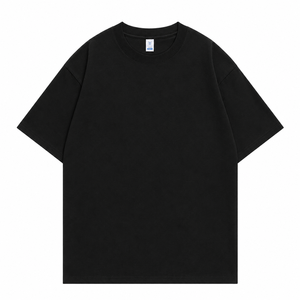 Camiseta de manga corta unisex de color sólido, informal, holgada, 100% algodón puro, con estampado personalizado de calidad premium vintage para hombre. - Product Image 1