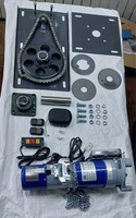 Moteur de porte à enroulement industrielle AC600kg 370W monophasé en alliage d'aluminium avec moteur latéral et interrupteur de fin de course magnétique certifié CE