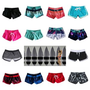 Shorts de Surf Negros Estampados para Mujer con Logotipo Personalizado al por Mayor - Product Image 6