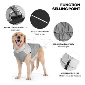 Abrigo de Invierno para Mascotas, Ecológico, Moderno y Ajustable, Chaqueta Acolchada de Poliéster y Algodón para Perros Pequeños, Medianos y Grandes - Product Image 4