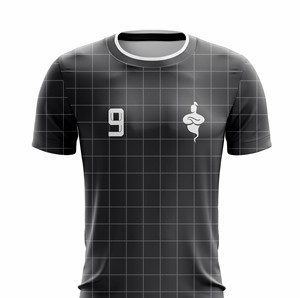 เสื้อฟุตบอลแบบสั่งทำพิเศษ ผ้าโพลีเอสเตอร์ 100% ระบายอากาศได้ดี แขนสั้น พิมพ์ลายโลโก้ ชุดฟุตบอลสำหรับฤดูร้อน - Product Image 6