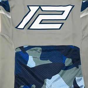 Camiseta de Fútbol Americano Personalizada al por Mayor para Hombre, Manga Corta, Bordada y Cosida, para Entrenamiento, en Tallas Grandes, 32 Equipos Disponibles - Product Image 4