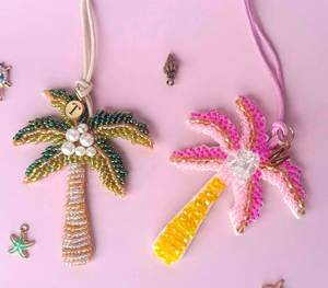 Handmade Lemon Citrus Beaded Hanging Ornament - Product Image 3