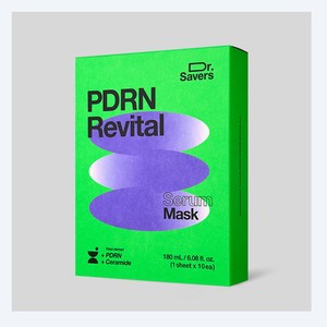 แผ่นมาส์กหน้า ITSSKIN It's Skin Dr. Savers PDRN Revital Serum Mask 10 แผ่น 1 ชิ้น แผ่นมาส์กหน้าสีชมพู - Product Image 4