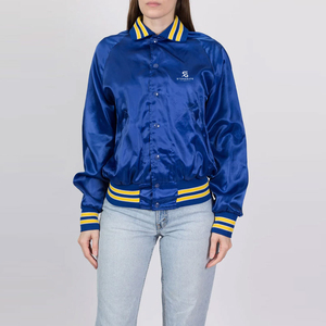 Custom <b>Womens</b> Varsity Jacket Breathable Wool Body Leather Sleeves College Baseball Embroidery Winter <b>Coat</b> 2026 - Product Image 5