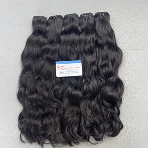Hot Deal Cheveux bruts vietnamiens En stock grande quantité Paquets de cheveux ondulés bruts naturels cheveux non transformés n ° 1 au Vietnam Fournisseur de cheveux - Product Image 5