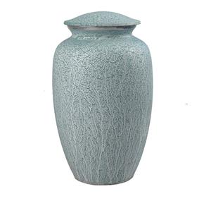 Urna Funeraria de Metal con Textura Clásica Personalizada AHO, Estilo Europeo, 200 Pulgadas Cúbicas, Diseño Duradero y Personalizable - Product Image 1