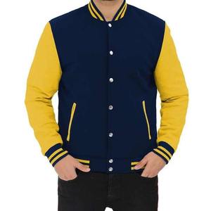 Veste de baseball personnalisée en chenille brodée avec des patchs, vêtement décontracté, veste en laine personnalisée avec des manches en cuir véritable - Product Image 6
