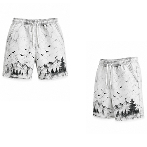 Acid Wash Solid Eco-Friendly <b>Mens</b> Vintage Fleece Casual Gym Streetwear Drawstring Summer Training <b>Lounge</b> <b>Shorts</b> Pockets OEMs - Product Image 4