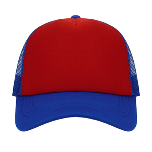 Solid Color Mesh Trucker <b>Cap</b> Adjustable 6-Panel Hat Unisex Casual <b>Baseball</b> <b>Cap</b> Breathable <b>Plain</b> Design Multiple Colors Available - Product Image 3