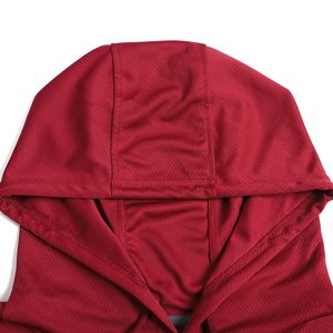 Sudadera con capucha extragrande de malla transparente con cremallera para hombre, estampado digital de verano, 100% poliéster, sexy, transparente, venta al por mayor - Product Image 3