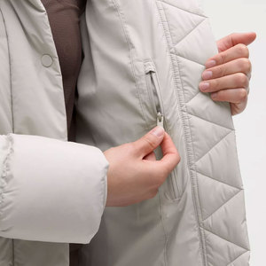 Chaqueta Acolchada de Moda para Mujer, Hecha con el Mejor Material, Diseño de Color Sólido con Cierre de Botones, Chaqueta Acolchada para Mujer - Product Image 4