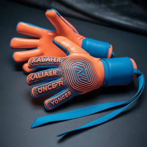 ถุงมือฟุตบอลแบบเต็มนิ้วสำหรับเด็ก วัสดุ PU และลาเท็กซ์ สำหรับกีฬากลางแจ้ง ป้องกันมือ อุปกรณ์ผู้รักษาประตู - Product Image 5