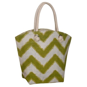 Bolsas de Yute para Dama FLYMAX EXIM al por Mayor, Estilo Vintage, Color Natural, Logotipo Personalizado OEM, Forro de Algodón Reutilizable, Origen India - Product Image 1