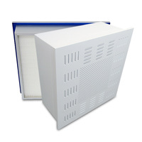Filtre HEPA pour salle blanche avec joint en gel de polyuréthane, en fibre de verre ultra-fine, à double maille, pour plafond de salle blanche