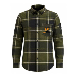 Chemise en flanelle à manches longues pour homme, sur mesure, de haute qualité, 100% coton, décontractée pour l'été, anti-rides, écologique, grande taille - Product Image 2