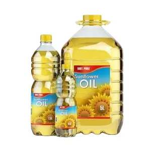 工厂价格精炼葵花籽油出口商批发价精炼玉米油/优质1L食用烹饪