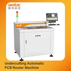 GAM386 GENITEC Automatic PCB Bottom Router <b>Machine</b> for SMT Line New Condition Manufacturing Plant Motor PLC 1 Year Warranty 2024 - Product Image 2