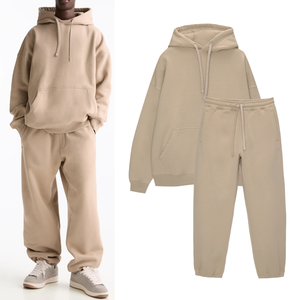 Custom Logo Active <b>Pullover</b> Cotton Polyester Pocket <b>Pullover</b> <b>Men</b> Tracksuit - Product Image 3