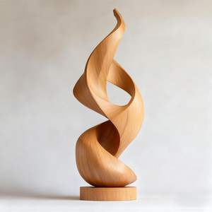 Esculturas de Madera Hechas a Mano para Decoración del Hogar y la Oficina, Idea de Regalo - Product Image 3