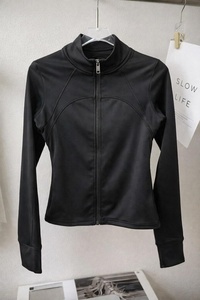 Zip-up Slim Fit Workout Athletic <b>Jacket</b> Women's Cottony-Soft 4-Way Stretch Lightweight Running Seamless Plus Size <b>Yoga</b> <b>Jacket</b> - Product Image 6