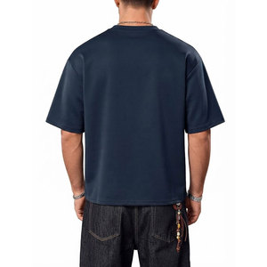 Camiseta Premium Choice para Hombre, Corte Cuadrado, Tejido Grueso, Algodón Suave, Ajuste Holgado y Relajado, Estilo Casual Urbano para la Moda Diaria Moderna - Product Image 2
