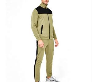 Fabricant de survêtements en coton Survêtements 100% coton 2 pièces Panneaux latéraux Streetwear Hommes Jogging Costumes - Product Image 4