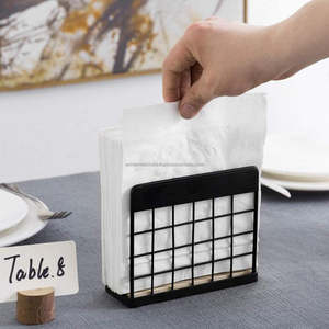 Servilletero de hierro negro de calidad de lujo para utensilios de cocina y vajilla para el hogar, ideal para uso en restaurantes y hoteles - Product Image 2