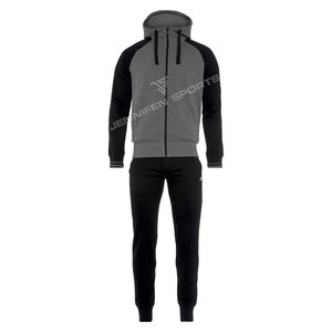 Conjunto Deportivo de Dos Piezas para Hombre con Logotipo Personalizado, Ropa Deportiva para Entrenamiento y Jogging, Diseño Sólido, 100% Algodón, Secado Rápido - Product Image 1