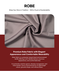 A 100% polyester fabric with a special Korean dyeing and finishing process, designed for traditional Islamic <b>abaya</b> garments. - Product Image 2