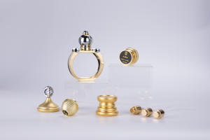 Tapa de botella de perfume de metal de lujo - Product Image 6