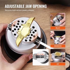 Utensile per Incisione Gioielli, Morsa a Sfera Girevole a 360°, 70 Pezzi di Accessori, Morsa per Incisione da 3 Pollici - Product Image 6
