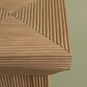 Support carré en rotin artisanal, colonne de présentation en osier, support de plante décoratif, socle pour la décoration de la maison, du salon ou de l'hôtel - Product Image 4