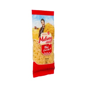 Premium Yellow Rice Macaroni Short <b>Pasta</b> 200g Gluten Free Healthy Food Vietnam Manufacturer OEM Supplier - Product Image 3
