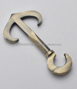 Ancre en métal pour la décoration murale, dernière Sculpture d'ancre pour la décoration de la maison, ancre en métal plaqué or - Product Image 6