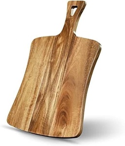 Custom Kitchen Gadget Acacia Walnut Wood Hand Crafted High Quality Chopping Board Handle Natural <b>Wooden</b> Charcuterie <b>Stand</b> - Product Image 4