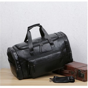 Custom logo Luxury Sports Bulk Fashion Men Leather Fitness Weekend <b>Overnight</b> Waterproof Sports Gym <b>Bag</b> Duffle Duffel Travel <b>Bag</b> - Product Image 2