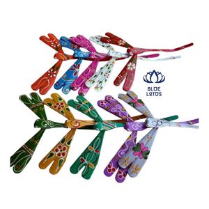BEST SELLING Eco Friendly Bamboo Traditional High Quality Balancing Dragonfly |   Ornement de bureau artisanal naturel pour le Nouvel An - Product Image 1