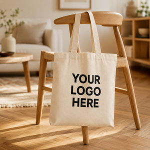 Bolsa de Mano Resistente para Mujer, 100% Lona de Algodón, Impresión Personalizada, Reutilizable, Ligera, Duradera, con Asas Dobles para Hombro, Ecológica - Product Image 5