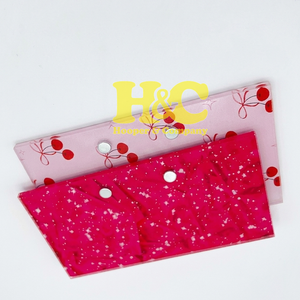 Meilleures ventes : Plaques à cils en acrylique en gros, Pinces magnétiques, Outil de beauté durable avec logo personnalisé, Forme cœur - Product Image 3