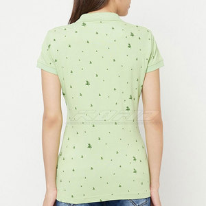 Chemises polo pour femmes, respirantes, à séchage rapide, à manches courtes, coupe ajustée, pour le sport, l'entraînement, la course à pied, la remise en forme - Product Image 3