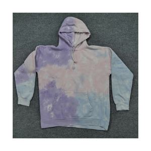 Sudadera con capucha personalizable de algodón pesado 100% para hombre, forro polar de invierno con estampado Tie Dye, logotipo bordado disponible XS - Product Image 1